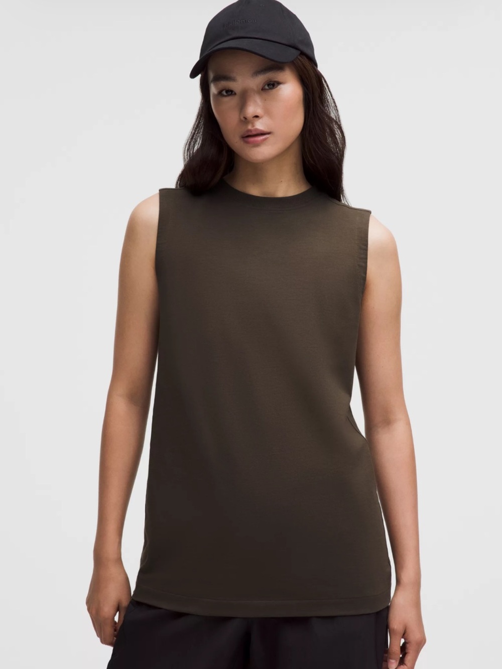 Lululemon NWOT All Yours Organic Cotton Tank Olive Brown Size Medium